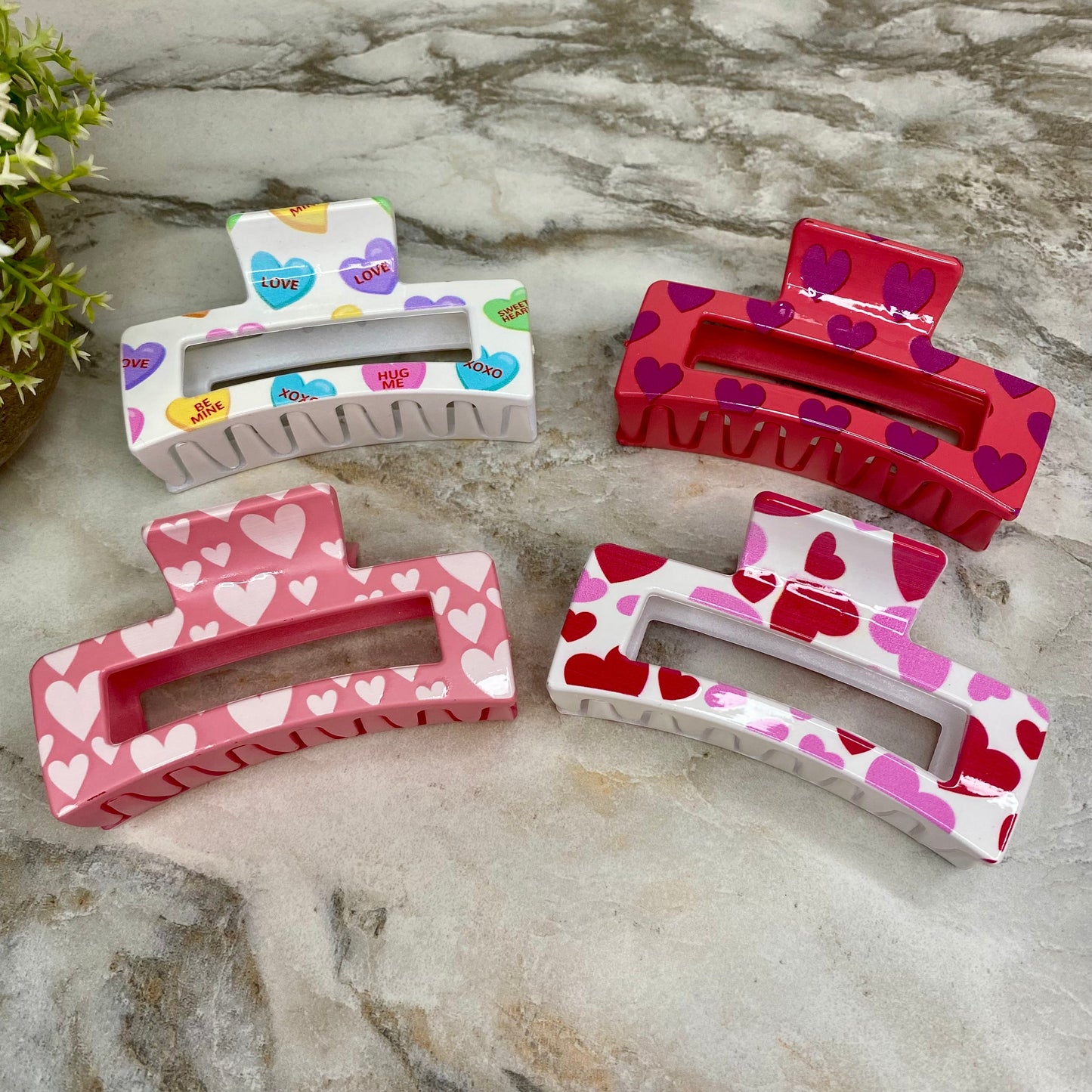 Hair Clip - Valentine’s Day - Hearts