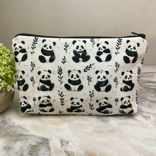 Pouch - Panda In A Row