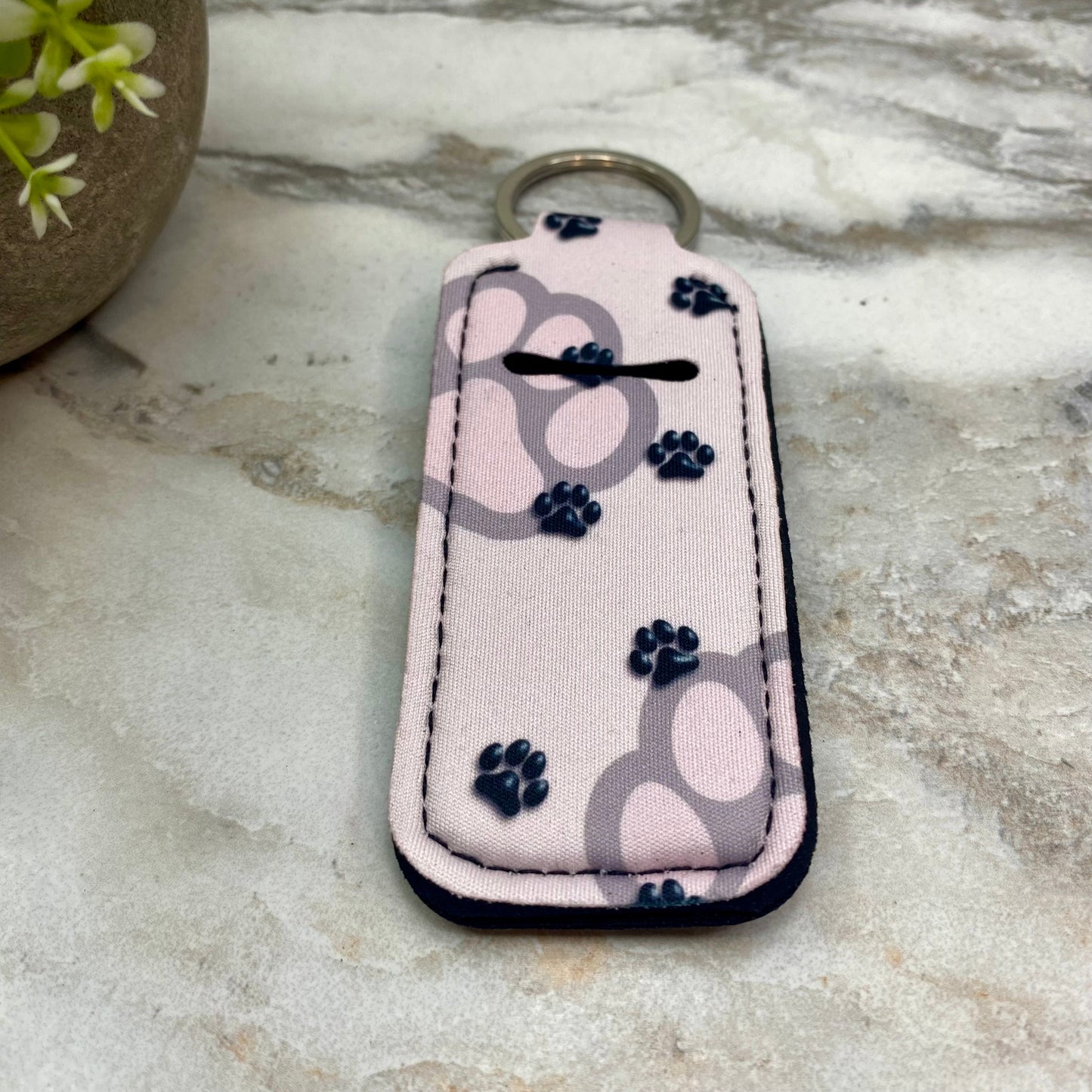 Lip Balm Chapstick Holder - Paw Print #6