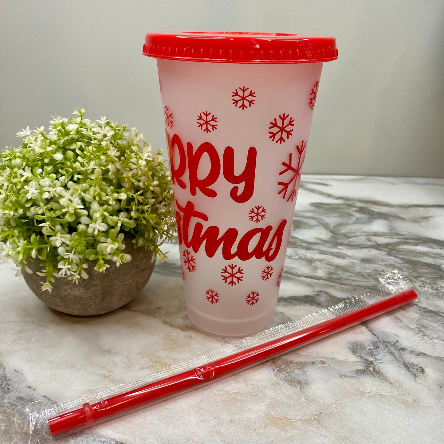 Plastic Tumbler - Christmas - Clear #5