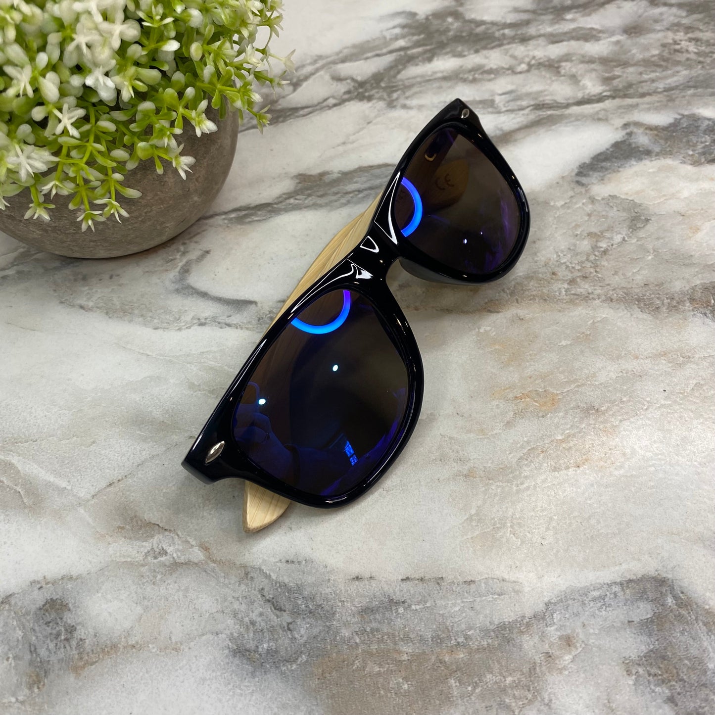 Sunglasses - Style A - Black Blue