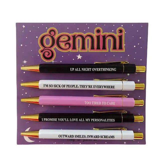 Pen Set - Gemini - PREORDER 11/14-11/17