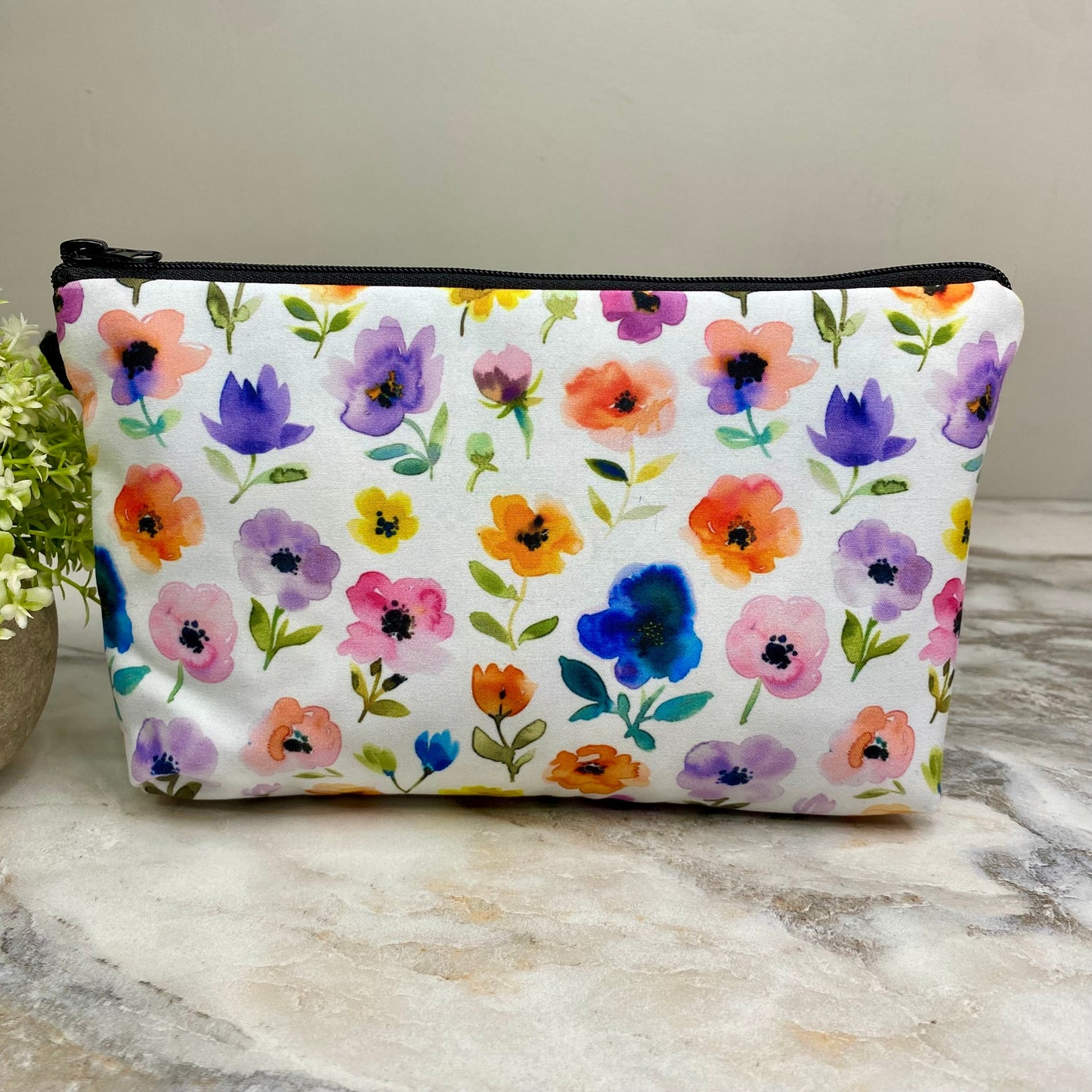 Pouch - Floral Watercolor