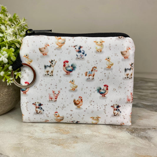 Mini Pouch - Farm Animals Small