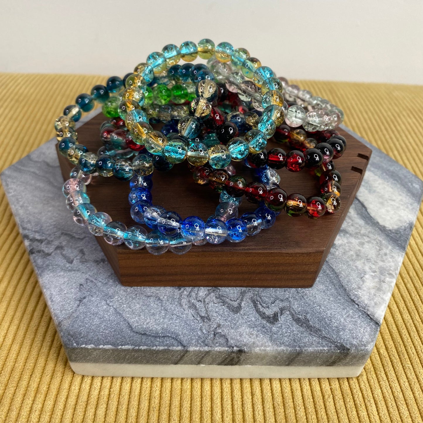 Bracelet - Medium Sized Crystal Bead