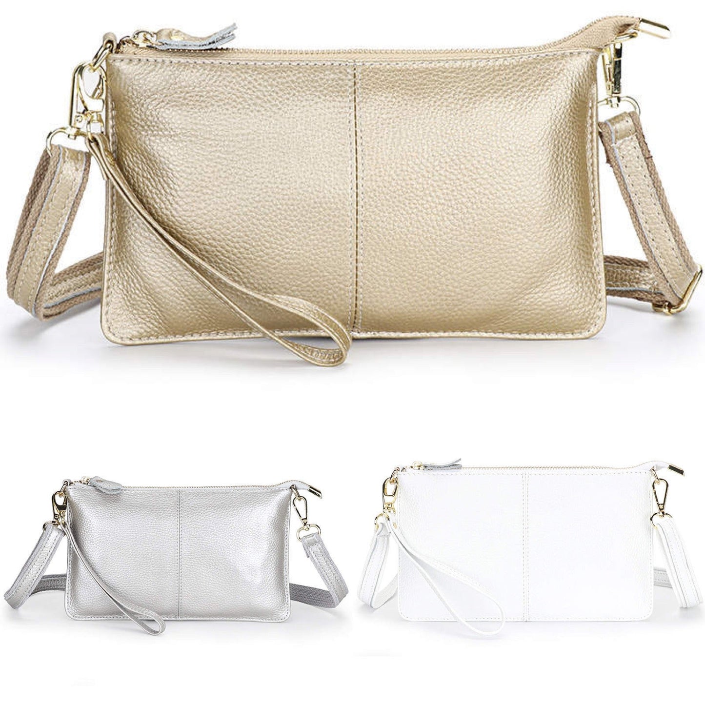 Megan Clutch Crossbody - Genuine Leather