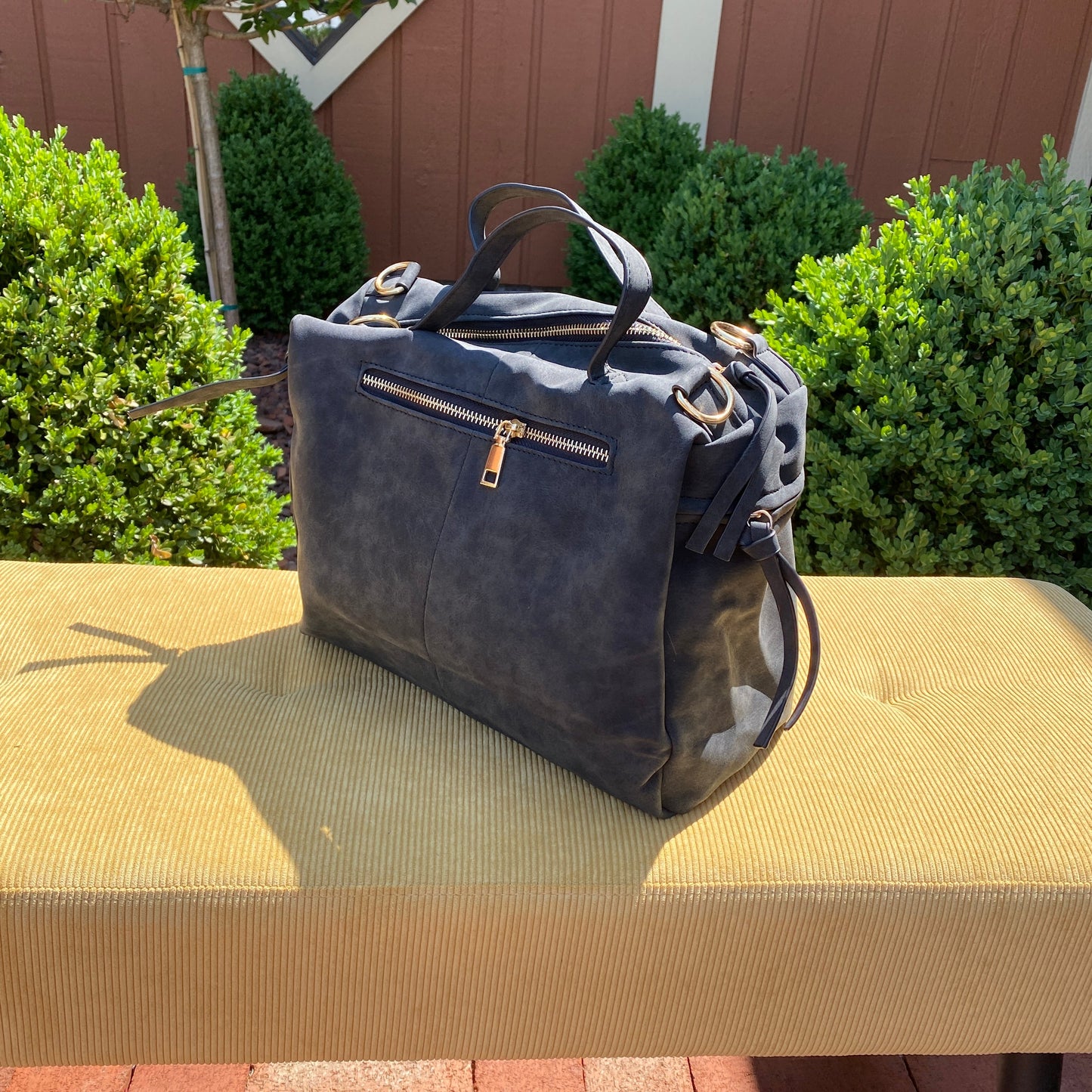 Quinn - Suede Handbag